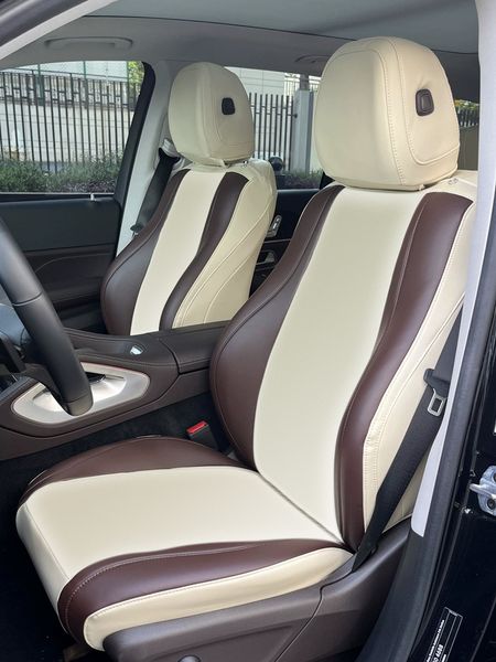 Accessoires de voiture sur mesure Couvertures de siège pour 5 sièges en cuir de qualité complète spécifique pour Mercedes-Benz GLE350