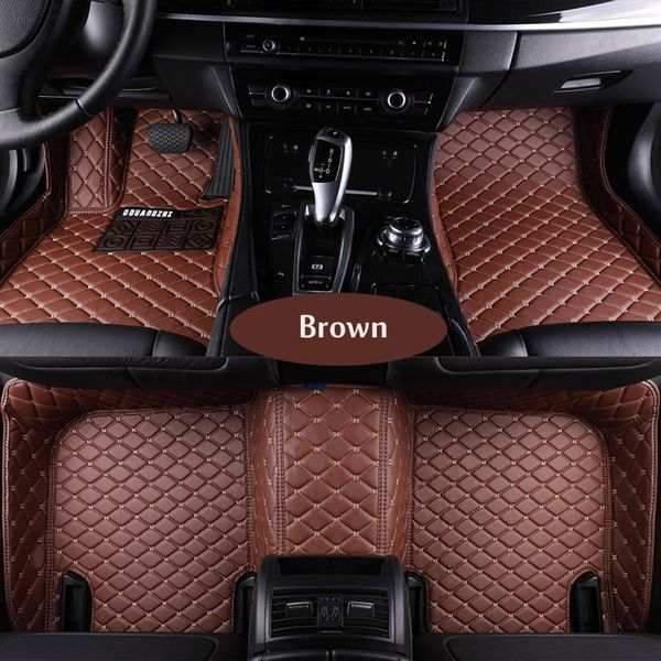 Tapis de sol de voiture sur mesure pour Jeep Renegade Cherokee Grand Cherokee Wrangler Commander Compass Patriot revêtement de sol de tapis de voiture316U