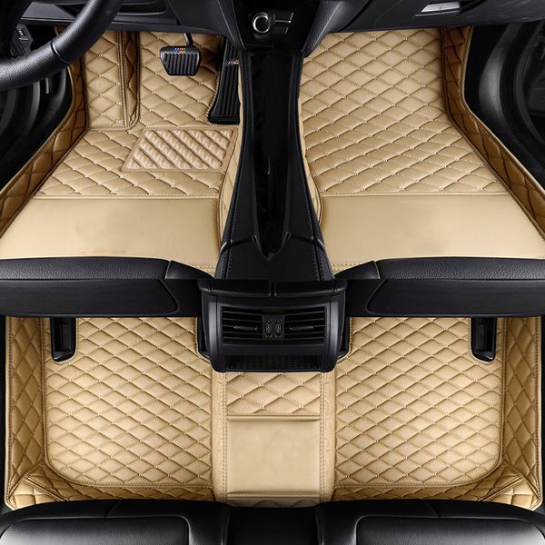 Tapis de plancher de voiture en forme personnalisés pour Volvo C30 S40 S60L S80L V40 V40 V60 XC60 XC90 3D Tapis de plancher de carpet robuste