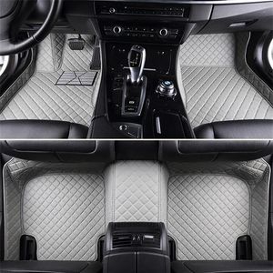 Custom Fit Car Floor Mats Specific Waterproof PU Leather For Vast of Car Model and Make Full set Mats F22335y