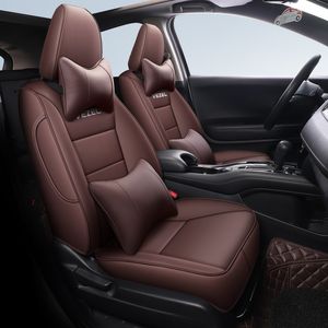 Housse de siège de voiture sur mesure pour Honda vezel HR-V2014 2015 2016 2017 2018 2019 cuir imperméable intérieur accessoires housses de siège