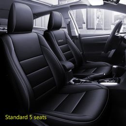 Housse de siège de voiture en cuir de luxe sur mesure pour Toyota Select Corolla Accessoires de protection de coussin de siège auto parfaits Ensemble complet - Similicuir