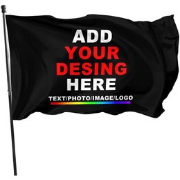 Aangepaste Vlag 3x5 ft Aangepaste Banner 5x3 Elk Patroon Logo Hoge Kwaliteit Polyester Afdrukken 150x90 cm Tapester Poster Drop Shipping