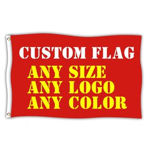 Aangepaste vlaggen en bannervliegen hangen elke maat gratis ontwerp advertentie polyester aangepaste gedrukte decoratie promotie 240426