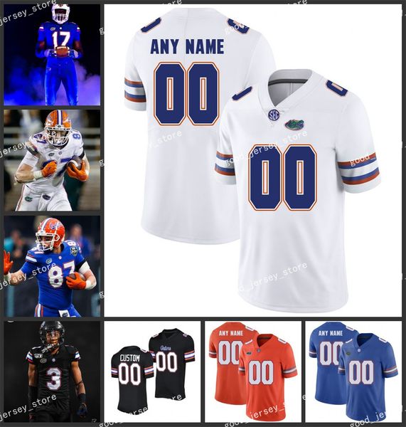 Personnalisé Florida Gators College Football HOMMES JEUNES Jersey Trask Kyle Pitts Tim Tebow Emmitt Smith Mohamoud Diabate Maillots personnalisés 2024 Nouveau style