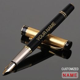 Fountain Custom Pen Golden Text Stationery Office Supplies Retour aux articles de l'école