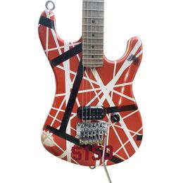 Aangepaste Frankenstrat 5150 replica gitaar