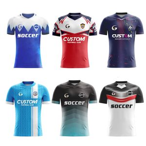 Custom SUBLIMATION PLAYER Version de football Jerseys Long Short à manches courtes de football Breathable Training Soccer T-shirt Mens 240402