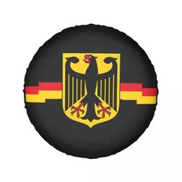 Eagle allemand personnalisé sur le bouclier couvercle de pneu de rechange pour Jeep Hummer Allemagne Flag Car Wheel Protecteurs