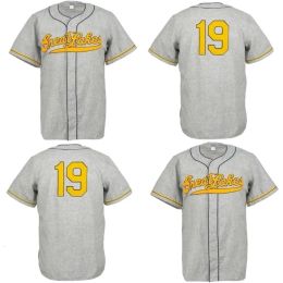 Custom GlaMitNess Naval Station 1943 Road Jersey Mannen Vrouwen Jeugd Shirt 100% Gestikt Borduren Baseball Jerseys