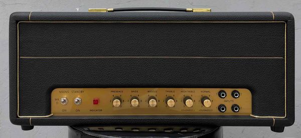 Grand amplificateur personnalisé 1959 Plexi1987 tête d'ampli guitare à valve faite à la main EC83 * 3 EL34 * 2 tubes