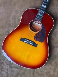 41 J45 série Sunset couleur épicéa section en bois massif touche ébène guitare acoustique