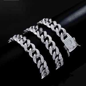 Aangepaste Hiphop 14k 18k echte gouden sieraden diamant Cuban Link Chain ketting voor mannen vrouwen