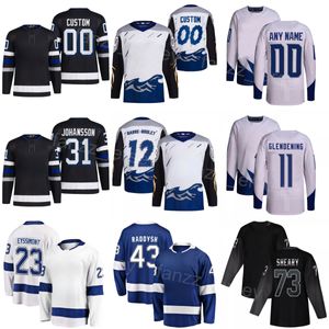 Custom Hockey 23 Michael Eyssimont Jersey 24 25 Alternatief 12 Alex Barre-Boulet 43 Darren Raddysh 11 Luke Glendening 73 Conor Sheary 31 Jonas Johansson Man Vrouw Jeugd