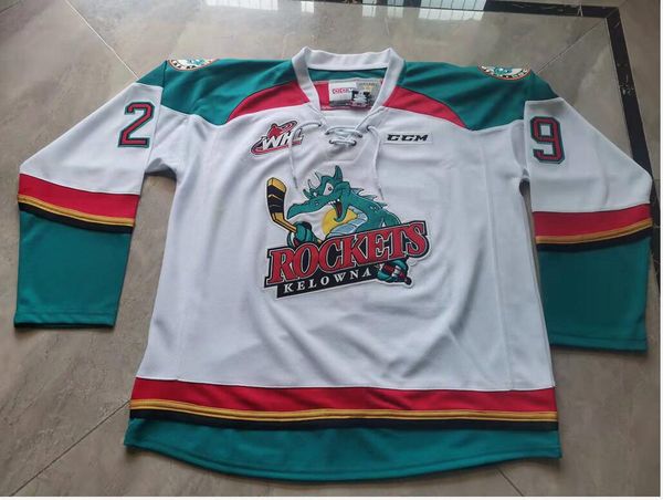 Maillot de hockey personnalisé Hommes Jeunes Femmes Vintage WHL Kelowna 29 Leon Draisaitl High School Taille S-6XL ou n'importe quel maillot avec nom et numéro