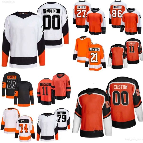 Maillot de hockey personnalisé Philadelphie Owen Tippett Cam York Bobby Brink Tyson Foerster Marc Staal Ryan Poehling Nicolas Deslauriers Morgan Frost