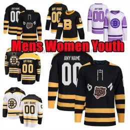 Custom Hockey Jerseys Boston''bruins''heren 4 Bobby Orr 63 Brad Marchand 37 Patrice Bergeron 88 David Pastrnak 71 Hall 59 Tyler Bertuzzi Stit 56