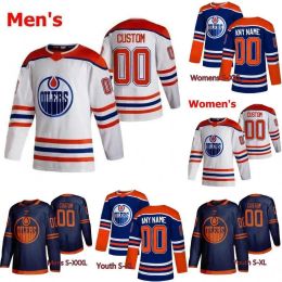 Camisetas de hockey personalizadas Edmonton 29 Leon Draisaitl 97 Connor McDavid 93 Ryan Nugent-Hopkins''nHl