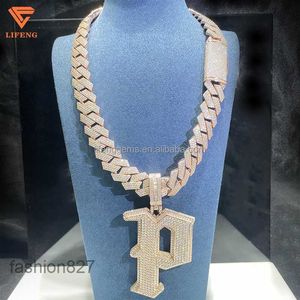 Bijoux de luxe Hip Hop Hot Design personnalisé 925 Silver Vvs Fine Jewelry Man Pendant Collier pour Roper