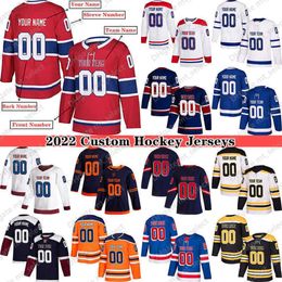 Maillot de hockey sur glace personnalisé''nHl'' pour hommes jeunes S-4XL Numéros de nom brodés authentiques - Concevez vos propres maillots de hockey''nHl''
