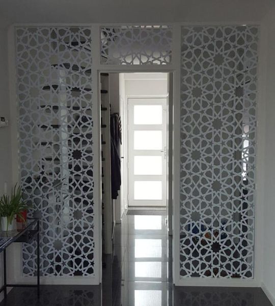 Autocollant de porte à motifs islamiques personnalisés, autocollant de fenêtre de grande taille, décoration de la maison, papier peint autocollant amovible A01 2011064057738