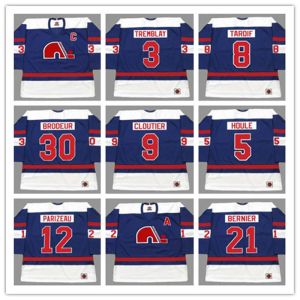 Custom J.C. TREMBLAY Quebec Nordiques 1970 WHA Hockey Jersey''nHl''Vintage SERGE BERNIER REJEAN HOULE REAL CLOUTIER AUBRY K1 Ropa deportiva Cualquier nombre Número S-5XL