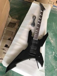 Aangepaste jacks elektrische gitaar palissander toets HH pickups zwarte hardwares