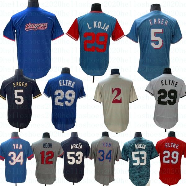 Jacob Custom DeGrom Texas 2024 Campeones de la Serie Mundial Jerseys de béisbol Corey Seager Marcus Semien Adolis García Nolan Ryan Max Scherzer Rangers Mujeres Mujeres Jóvenes