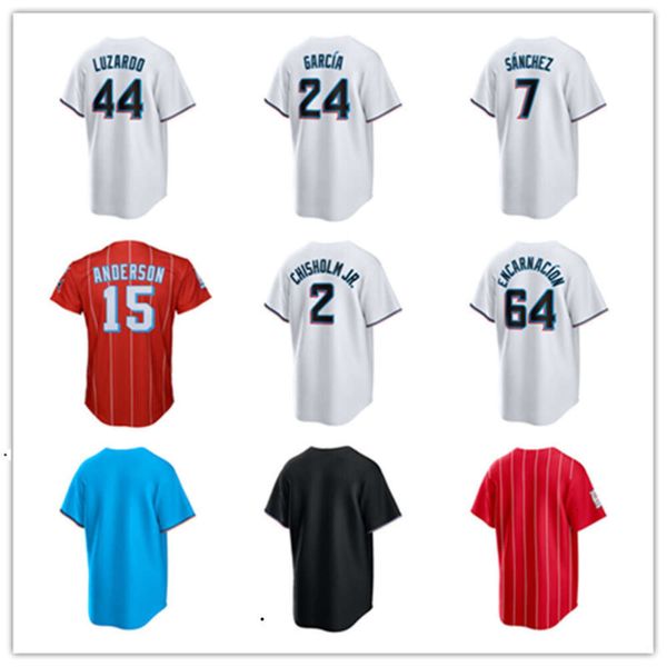 Jersey personalizado Miami Hombres mujeres Marlins 35 A.J.Puk 36 Dylan Floro 9 Jean Segura 12 Jorge Soler 18 Joey Wendle 4 Nick Fortes 5 Jon Berti 84 JT Chargois Camisetas de béisbol