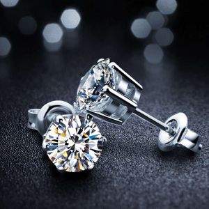 Boucles d'oreilles en argent Sterling 925, bijoux personnalisés, cœurs et flèches, qualité Vvs, diamant à haute teneur en carbone