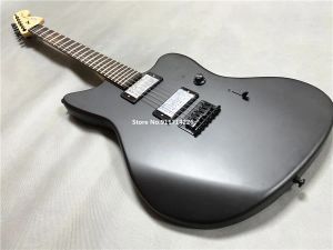 Custom Jim Root Signature Matte Black Jazzmaster Guitare électrique Chine Pickups EMG PIENCES BLACK MABLAWAY COU ROISE