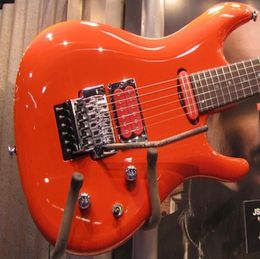 Custom JS2140 Joe Muscle Car Orange Guitar Electric Floyd Rose Tremolo Bridge HS Pickups Luxury Anglement Dot Incrust Chrome Hardwa9157184