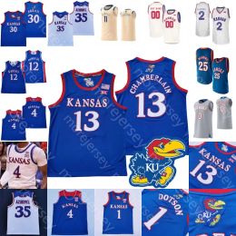 Maillot de basket-ball personnalisé Kansas Jayhawks NCAA College Ochai Agbi Marcus Garrett Tristan Enaruna Bryce Thompson McCork Jalen Wilson