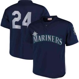 Personnalisé Ken Griffey Jr. Mitchell Ness Cooperstown Mesh Batting Jersey Hommes Femmes enfants jeunes Baseball jersey