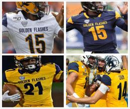 Personnalisé Kent State Golden Flashes Football universitaire 99 Jack Lambert 52 Lou Holtz hommes jeunes femmes cousus Jerseys8769467