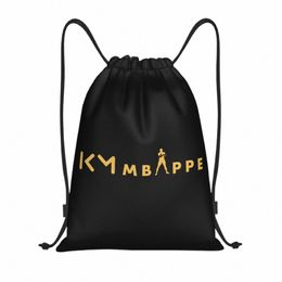 Custom KM Soccer Mbappes Bags sortillo para tiendas Mochilas de yoga Men Women Football Sports Gym Sackpack 46uu#