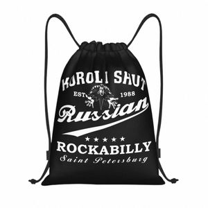 Custom Korol Ik sluit Drawstring Bag Men Women Lightweight the King and the Jester Sports Gym Storage Backpack Q4JM#