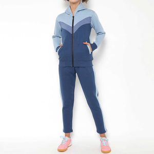 Survêtement de Jogging personnalisé de haute qualité, ensemble deux pièces en polaire pour femmes, ensemble de Fitness, de gymnastique et d'entraînement