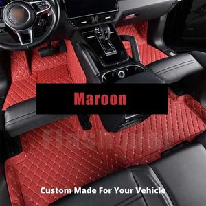 Tapis de sol de voiture en cuir sur mesure pour Subaru WRX Impreza Ascent Outback Forester BRZ Legacy Crosstrek Auto tapis couverture 0929