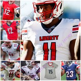 Custom Liberty Flames NCAA Frankie Hickson Antonio Gandy-Golden Kevin Shaa 25 Peytton Pickett, Jersey du collège, maillot de football masculin