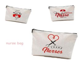 Accessoires de logo personnalisés Popular Tote Makeup Nursing Work Sacs pour infirmière Gift9975821