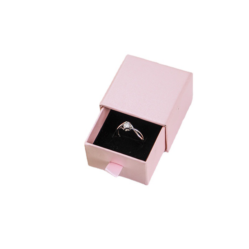 Комплексный логотип картонной ящик для украшений для упаковки коробки по подарочной коробке для колье браслета для кольца кольцо кольцо коробка ювелирных изделий