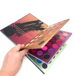 Palette d'ombres à paupières avec Logo personnalisé, 20 couleurs, paillettes scintillantes, maquillage, pigments mats