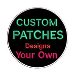 Aangepaste logo luxe merk borduurwerkflarden voor kleding opstrijkbare naai op pet badge naaien accessoires benodigdheden stickers voor kledingstuk jeans jas hoed tassen