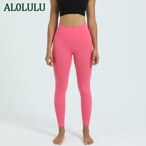 Al0lulu Custom Logo Professional Hoge kwaliteit Yoga Pants Leggings Sports Fitness Yoga -kleding