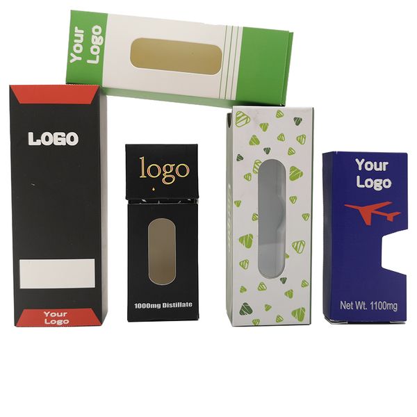 Logo personnalisé Emballage de stylos Vape Emballage OEM Boîte de cartouche de Vape Emballage à l'épreuve des enfants Boîte de papier d'impression Paquet de batterie Boîte d'emballage de cigarette électronique avec conception gratuite