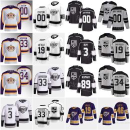 CUSTOM Los Angeles Hockey Kings 46 Blake Lizotte Jersey 50 Sean Durzi 89 Rasmus Kupari 44 Mikey Anderson 33 Viktor Arvidsson 34 Arthur Kaliy