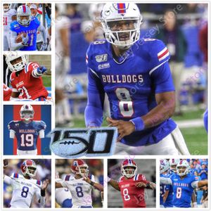 Maillot de football personnalisé Louisiana Tech Bulldogs College 6 Adrian Hardy 80 Griffin Hebert 23 Jaqwis Dancy