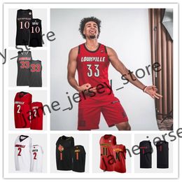 Maillot personnalisé Louisville Basketball cousu Ashton Myles-Devore Jarrod West Donavan Mitchell DeJuan Wheat Lance Thomas Damion Lee Brian Bowen Peyton Siva