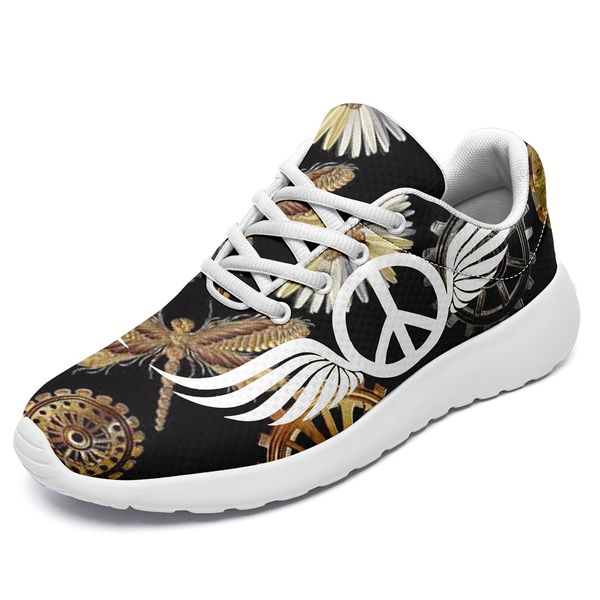 Amor y paz personalizados zapatilla ligera unisex Pod regalo de cumpleaños único diseño propio logotipo redacción moda dulce desgaste correr tenis caminar zapatos deportivos